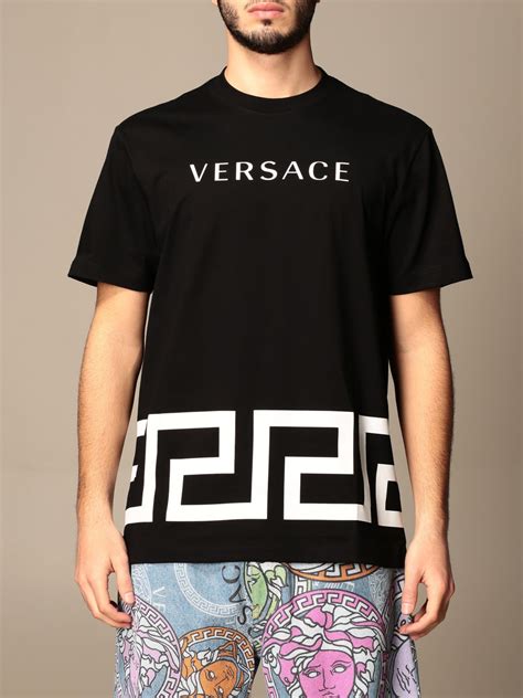 versace t shirt leather|versace t shirt men price.